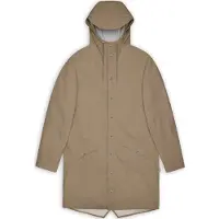 Rains - Jackor - Long Jacket W3 Beige för Unisex - Storlek XL
