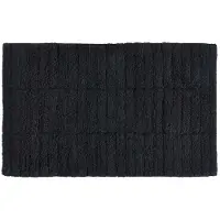 Zone badrumsmatta 50 x 80 cm Tiles Black 331847