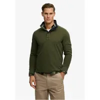 Superdry för män. M2014057A Sweatshirt Klassisk grön (XL), Casual, Bomull