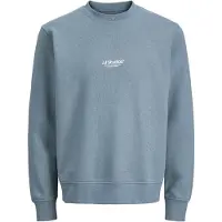 Jack & jones Sweatshirt - JjeSoho - Blue Mirage - - 14 år (164) - Sweatshirt