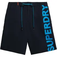 Superdry för män. M3010238A Klassisk marinblå baddräkt (XL), Strandkläder, Återvunnen polyester, Hållbar, Marino