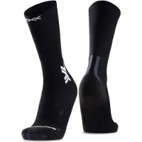 X-socks - Trail running kläder - Run Discover Merino Crew X Black/Light Grey för UnisexUll - Storlek 45-47 - Grå