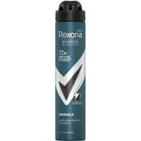 Rexona Osynlig deodorant svart och vit klädspray 200ml 72h