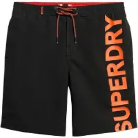 Superdry för män. M3010238A Klassisk svart baddräkt (M), Strandkläder, Återvunnen polyester, Hållbar