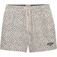 Superdry för män. M3010262A Premium Printed 15 baddräkt off-white (XL), Vit, Strandkläder, Återvunnen polyester