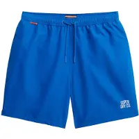 Superdry för män. M3010256A Essential baddräkt blå (S), Strandkläder, Återvunnen polyester, Hållbar