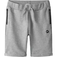 Name It Kids Sweatshorts - Nej - NkmVimo - Grey Melange - - 8 år (128) - Shorts
