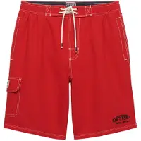 Superdry för män. M3010269A Cargo 19 Boardshort röd (L), Strandkläder, Återvunnen polyester