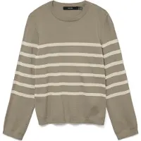 Vero Moda Tröja 'VMSABA' beige / brun