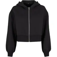 Build Your Brand Oversized Sweatshirt Med Dragkedja