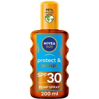 Nivea Sun Protect & Bronze Activating Spray Balsam Natural Tan Spf30 200ml