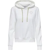 ONLY Sweatshirt 'ONLNola' guld / vit