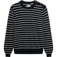 Superdry för kvinnor. W6110707A Essential marinblå tröja (M), Casual, Viskos, Marino