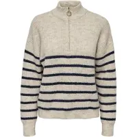 ONLY Tröja 'ONLTokyo' marinblå / greige