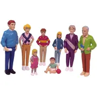 Miniland Europeiska Familjefigurer 8 Enheter
