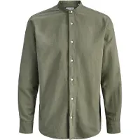 Jack & Jones Breeze Band Linen Blend Skjorta Med Långa ärmar