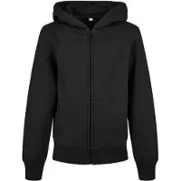 Build Your Brand Organic Basic Sweatshirt Med Dragkedja