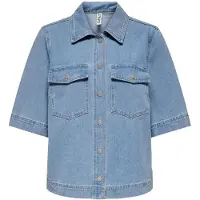 ONLY Blus 'ONLBelle' blå denim
