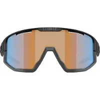 Bliz - Solglasögon - Vision Matt Black Grey Nano Optics Nordic Light Coral Orange Blue för Unisex - Svart