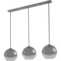 LUCANDE Taklampa , Brillar, dimbara, Grå, Vardagsrum, Glas, Modern