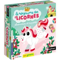 Dujardin Le Royaume des Licornes - Jeux de société Famille et Enfants - De 3 à 6 Ans - 2 à 4 Joueurs - Nathan ren