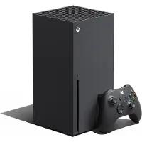 Microsoft Xbox Series X | Spelkonsol - 4K @ 120 (2160p) / 8K @ 60 (4320p) - 1TB SSD NVme - Wi-Fi / LAN - HDMI 2.1 - Svart | Inkluderar 1 x Xbox trådlös handkontroll (svart)