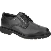 Clarks för män. 26173437 BatcombeTieGTX lädersko svart (41.5), Hud, Karta, Nyckelband, Casual