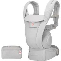 Ergobaby Omni Deluxe bomulls bärsele, Pearl Grey