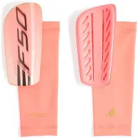 Adidas Benskydd F50 League - Solar Turbo/svart/guld, storlek M: 140-160 cm