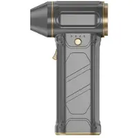 Melitt 130000RPM Kraftfull Luftfläkt Turbo Violent Fläkt med 2 Munstycken 52m/S Handhållen Turbo Jet Fläkt Biltork Borstlös Motor B