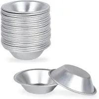 Melitt 25-Pack äGgtåRtform ÄGgtåRtkopp ÄGgtåRtbas, Rund åTeranväNdbar Nonstick (Aluminium)