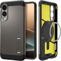Spigen Tough Armor MagSafe-fodral för Samsung Galaxy S25 Edge - Grå/Svart
