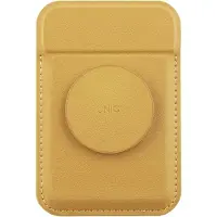 Uniq Magnetisk plånbok UNIQ Flixa MagSafe med stativ Gul