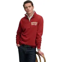 Superdry Vintage Athletic Tröja Med Halv Dragkedja