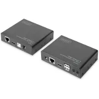 Digitus DS-55505 HDBaseT Extender (mottagare) via nätverkskabel RJ45 100 m