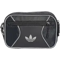 Adidas Axelremsväska 'Airliner' ljusgrå / svart