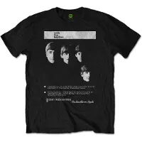 Ginza.se The Beatles: Unisex T-Shirt/With The Beatles 8 Track (Black) (X-Large)
