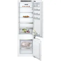 Siemens iQ500 coolEfficiency KI87SADD0 - Kylskåp/frys - bottenfrysskåp - inbyggd - fördjupning - bredd: 56 cm - djup: 55 cm - höjd: 177.5 cm - 270 liter - Klass D