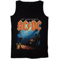 Ginza.se AC/DC: Ladies Vest T-Shirt/Let There Be Rock (Black) (Large)