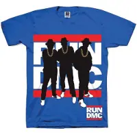 Ginza.se Run DMC: Unisex T-Shirt/Silhouette (Royal Blue) (Small)