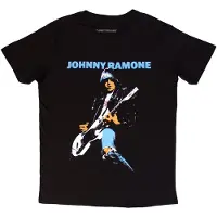Ginza.se Johnny Ramone: Unisex T-Shirt/Ripped Denim (Black) (Small)