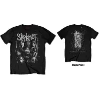 Ginza.se Slipknot: Unisex T-Shirt/WANYK White Splatter (Black) (Back Print) (Large)