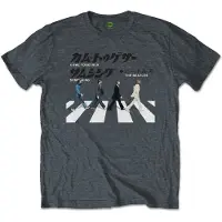 Ginza.se The Beatles: Unisex T-Shirt/Abbey Road Japanese (Heather Grey) (Medium)