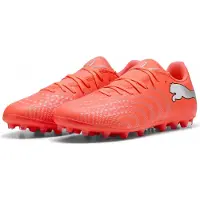 Puma Future 9 Play MG Unleashed - Röd/White/Svart/Silver - Multi Ground (MG), storlek 46