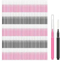 Wella 150 Stycken Ögonbrynsborste med Lock Brynlamineringsborste Ögonbryn Spoolie Borste Kam Ögonbryn Lash Lift Tools Lash