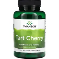 Swanson Health Surkörsbär, 500 mg, 120 kapslar (250 mg per kapsel)