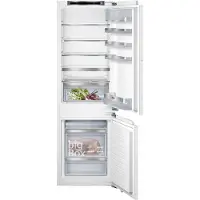 Siemens iQ500 KI86SADE0 - Kylskåp/frys - bottenfrysskåp - inbyggd - fördjupning - bredd: 56 cm - djup: 55 cm - höjd: 177.5 cm - 266 liter - Klass E
