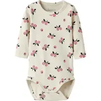 Name it Body l/ä - NbfVandora - Summer Sand/Bär - - 62 - Body L/Ä