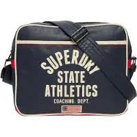 Superdry för kvinnor. W9110431A Bolso Retro Alumni marinblå (OSFA), Casual, Polyester, Marino