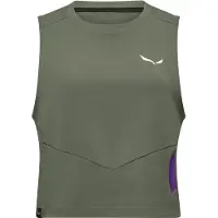 Salewa - Vandringskläder dam - Pedroc Dry Light Tank W Faded Green för Unisex - Storlek L - Grön